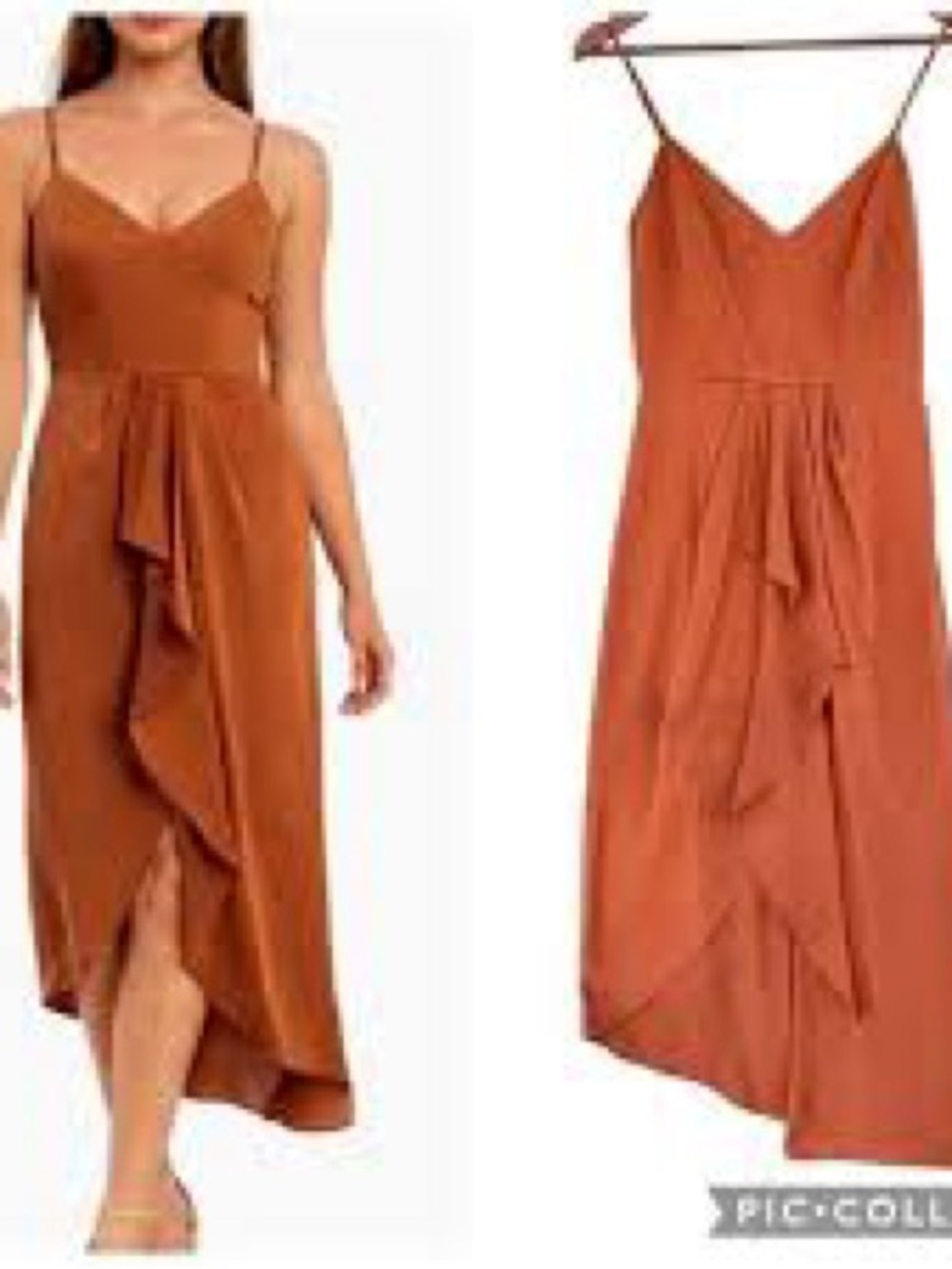 Gianni Bini Size O Burnt Orange Dress